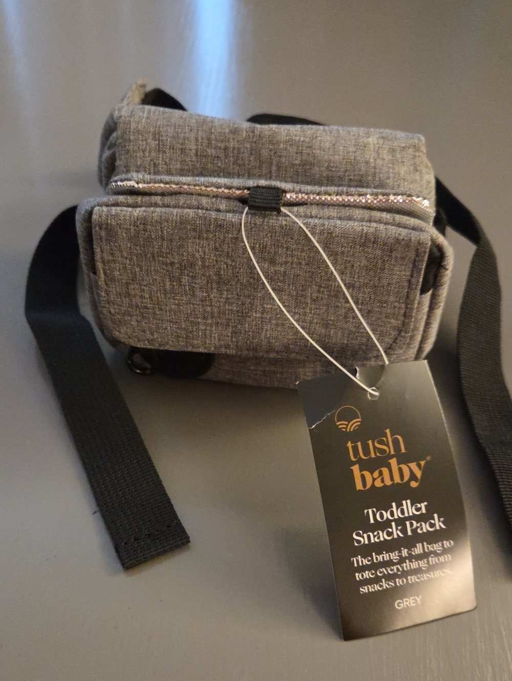 Tushbaby Toddler Snack Pack - Grey